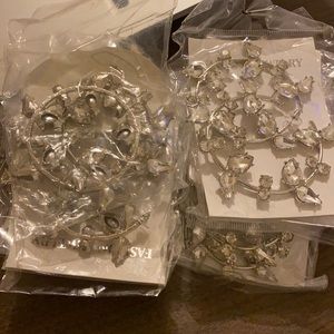 Crystal Earrings (Wholesale) 10 pieces